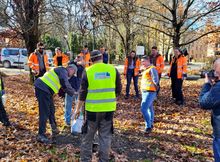 Sadzenie drzew w Rabce-Zdroju, fot. Piotr Hamarnik