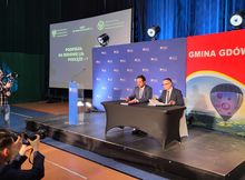 Gdów - podpisanie umowy PLK SA fot. Piotr Hamarnik