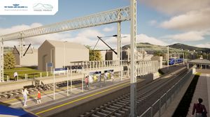 Przejście podziemne na stacji Mszana Dolna (2)